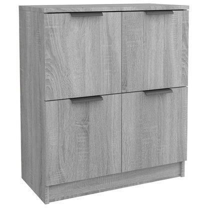 Credenza Grigio Sonoma 60x30x70 cm in Legno Multistrato - homemem39