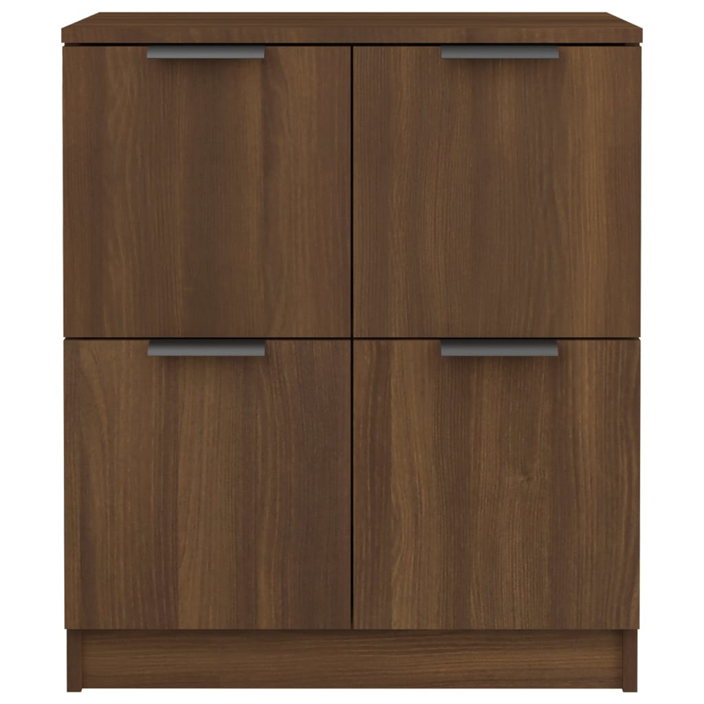 Credenza Rovere Marrone 60x30x70 cm in Legno Multistrato - homemem39