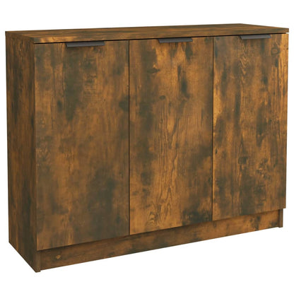 Credenza Rovere Fumo 90,5x30x70 cm in Legno Multistrato - homemem39