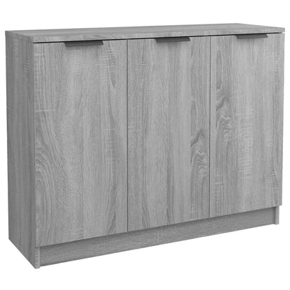 Credenza Grigio Sonoma 90,5x30x70 cm in Legno Multistrato - homemem39