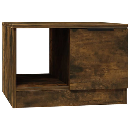 Tavolino da Salotto Rovere Fumo 50x50x36cm in Legno Multistrato - homemem39