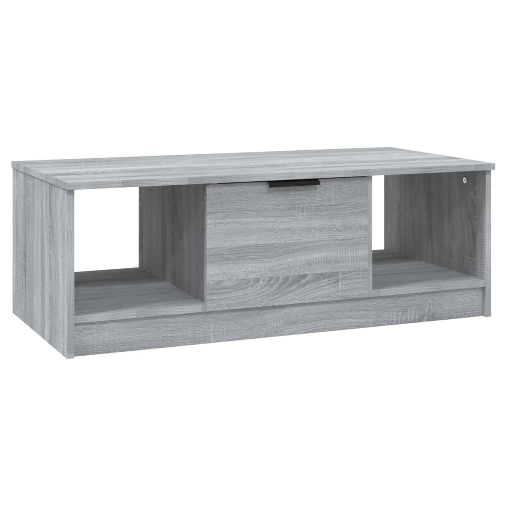 Tavolino da Salotto Grigio Sonoma 102x50x36cm Legno Multistrato - homemem39