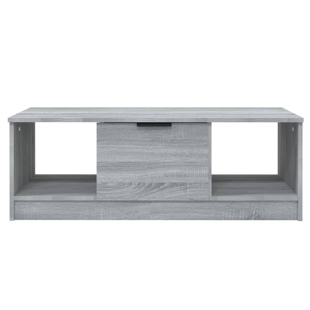 Tavolino da Salotto Grigio Sonoma 102x50x36cm Legno Multistrato - homemem39