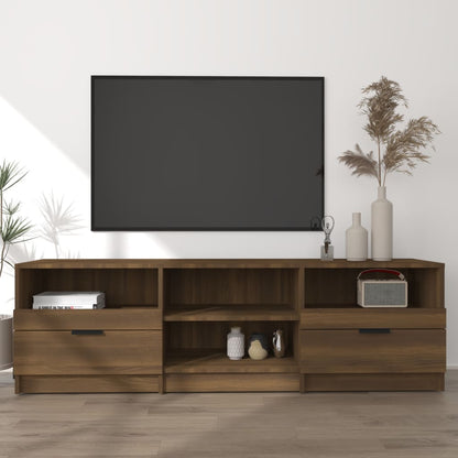 Mobile TV Rovere Marrone 150x33,5x45 cm in Legno Ingegnerizzato - homemem39