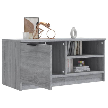 Mobile TV Grigio Sonoma 80x35x36,5 cm in Legno Multistrato - homemem39