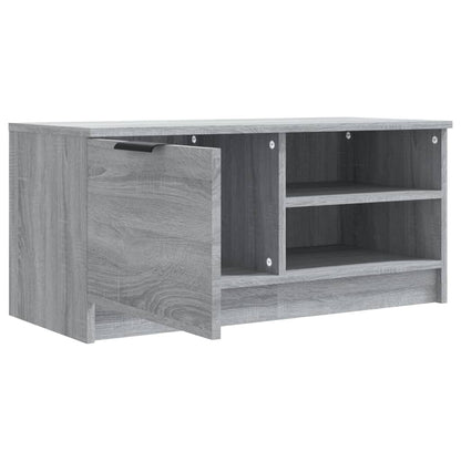 Mobile TV Grigio Sonoma 80x35x36,5 cm in Legno Multistrato - homemem39