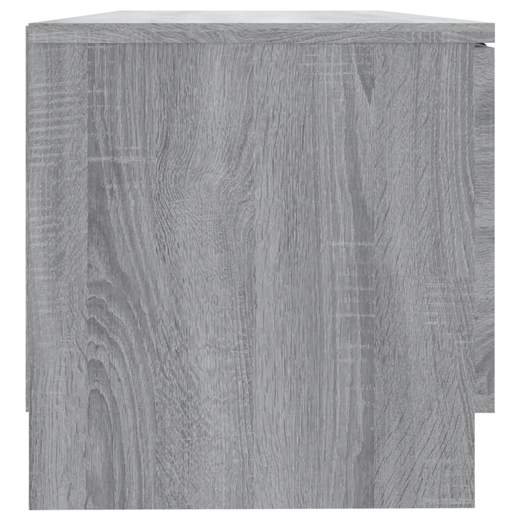 Mobile TV Grigio Sonoma 80x35x36,5 cm in Legno Multistrato - homemem39