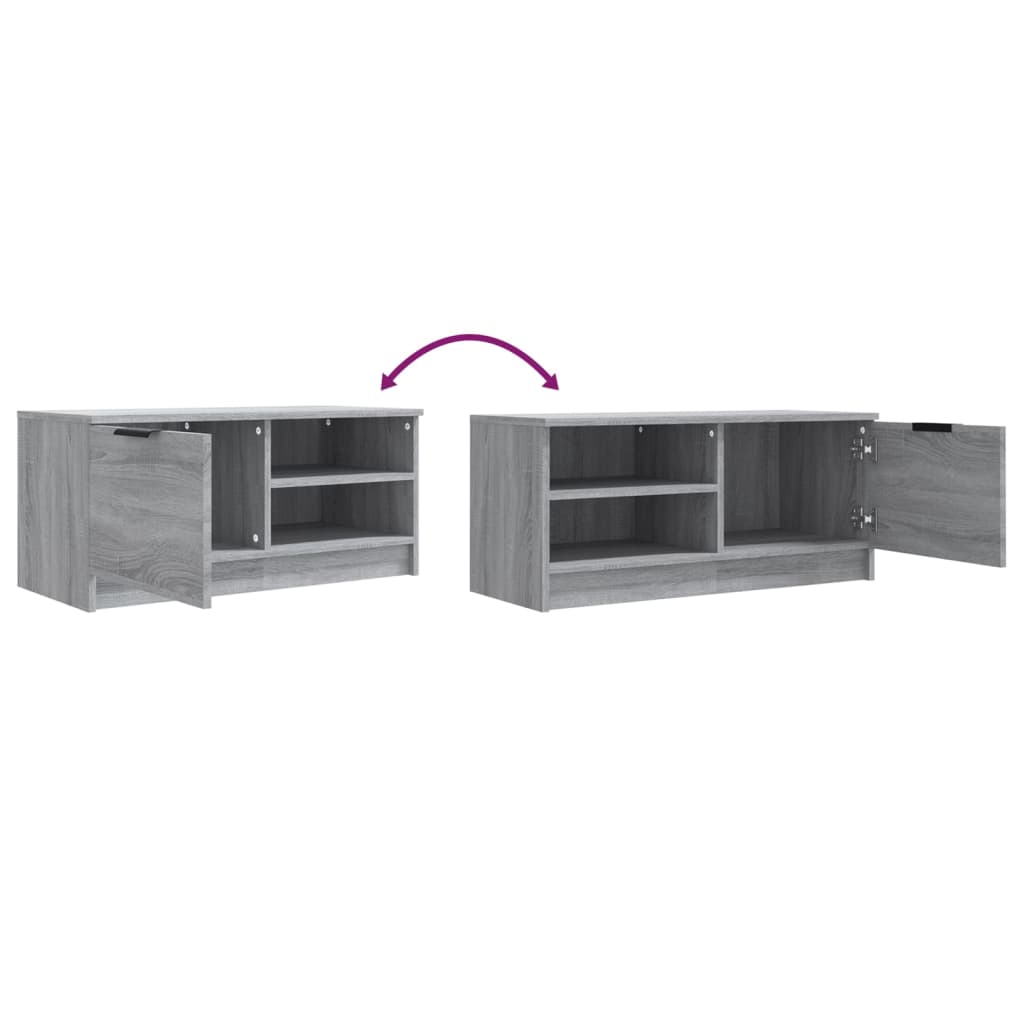 Mobili TV 2 pz Grigio Sonoma 80x35x36,5 cm in Legno Multistrato - homemem39