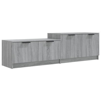 Mobile TV Grigio Sonoma 158,5x36x45 cm in Legno Multistrato - homemem39