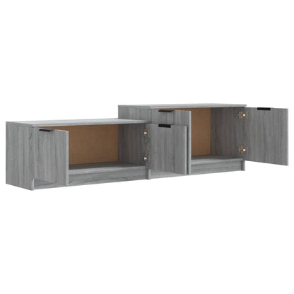 Mobile TV Grigio Sonoma 158,5x36x45 cm in Legno Multistrato - homemem39