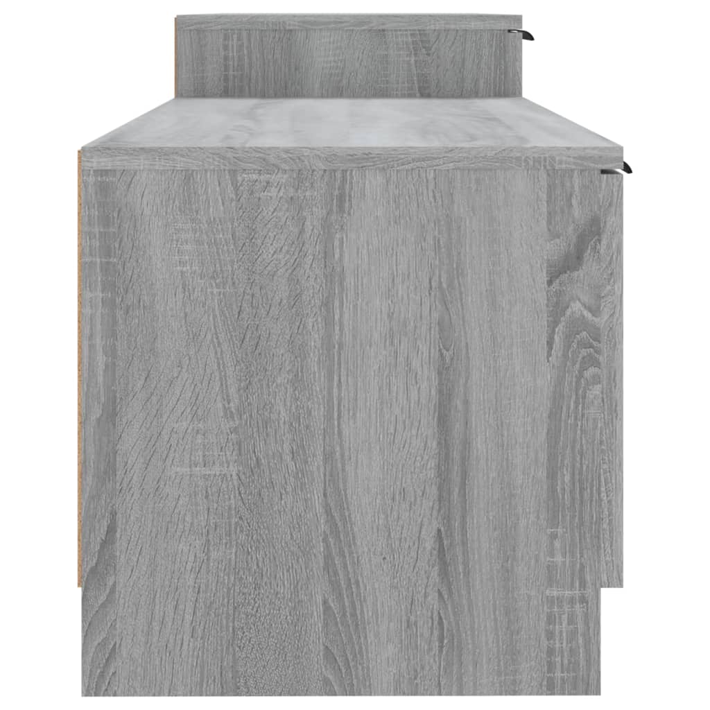 Mobile TV Grigio Sonoma 158,5x36x45 cm in Legno Multistrato - homemem39