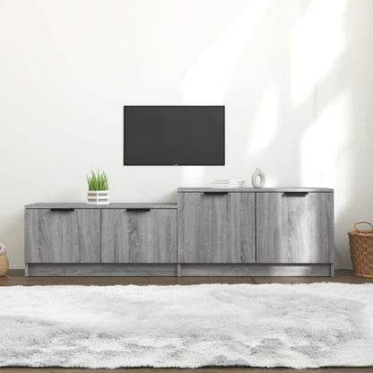 Mobile TV Grigio Sonoma 158,5x36x45 cm in Legno Multistrato - homemem39