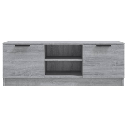 Mobile TV Grigio Sonoma 102x35x36,5 cm in Legno Multistrato - homemem39