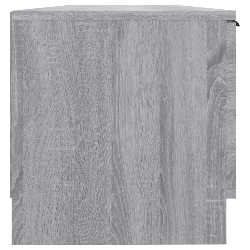 Mobile TV Grigio Sonoma 102x35x36,5 cm in Legno Multistrato - homemem39