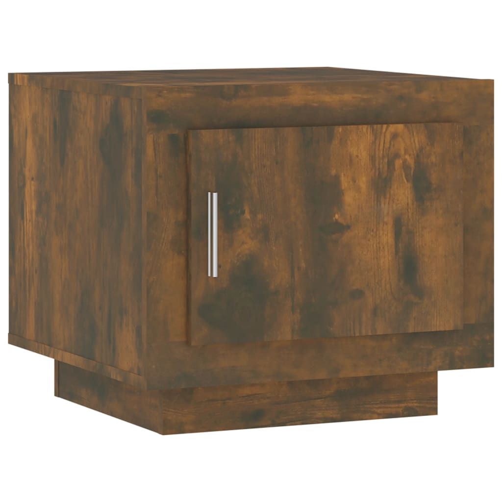 Tavolino da Salotto Rovere Fumo 51x50x45cm in Legno Multistrato - homemem39