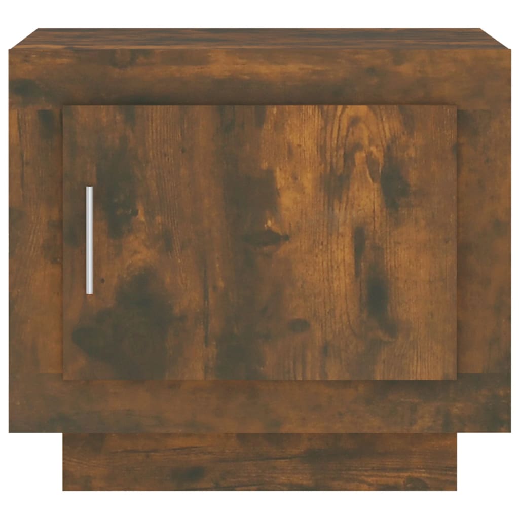 Tavolino da Salotto Rovere Fumo 51x50x45cm in Legno Multistrato - homemem39