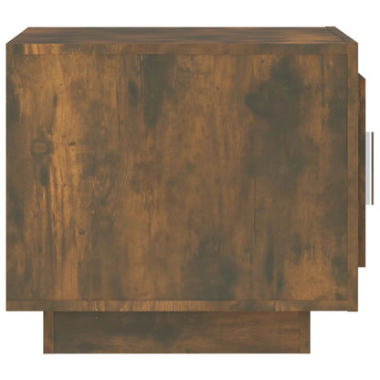 Tavolino da Salotto Rovere Fumo 51x50x45cm in Legno Multistrato - homemem39