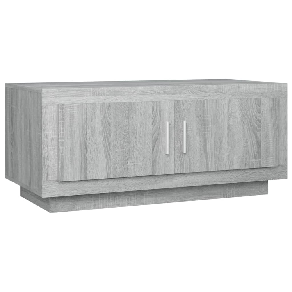 Tavolino da Salotto Grigio Sonoma 102x50x45cm Legno Multistrato - homemem39