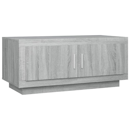 Tavolino da Salotto Grigio Sonoma 102x50x45cm Legno Multistrato - homemem39