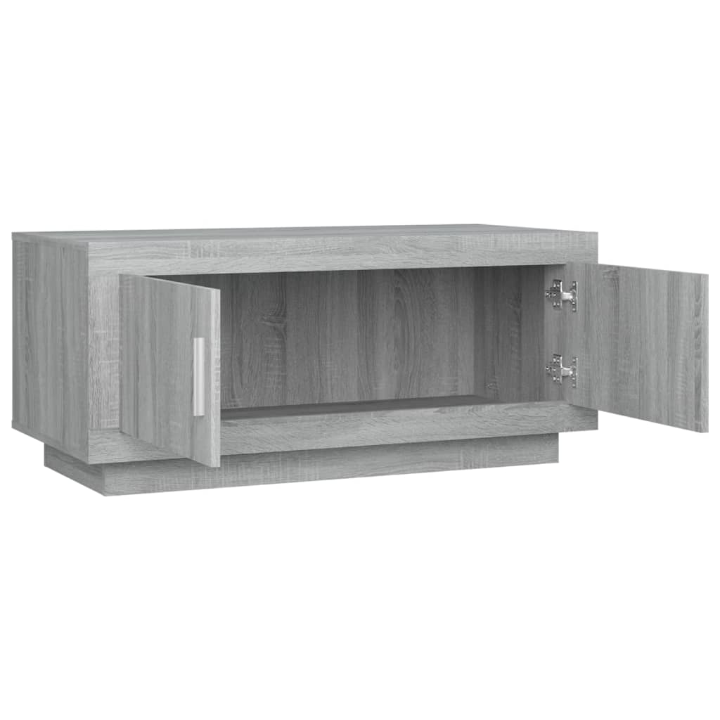 Tavolino da Salotto Grigio Sonoma 102x50x45cm Legno Multistrato - homemem39