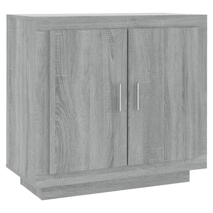 Credenza Grigio Sonoma 80x40x75 cm in Legno Multistrato - homemem39