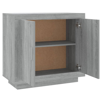 Credenza Grigio Sonoma 80x40x75 cm in Legno Multistrato - homemem39