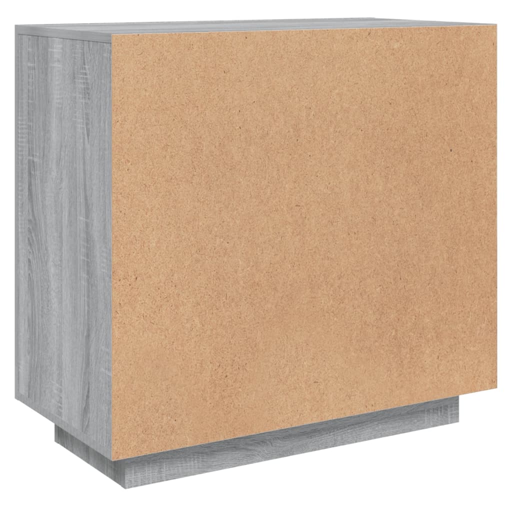 Credenza Grigio Sonoma 80x40x75 cm in Legno Multistrato - homemem39