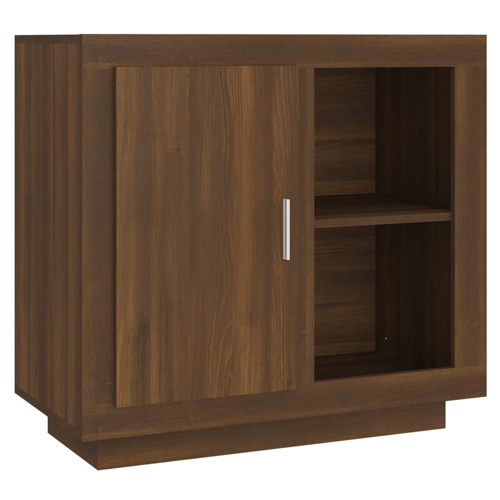 Credenza Rovere Marrone 80x40x75 cm - homemem39