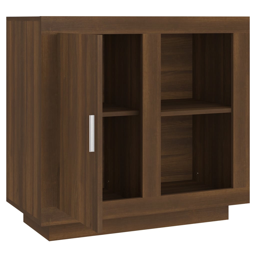 Credenza Rovere Marrone 80x40x75 cm - homemem39