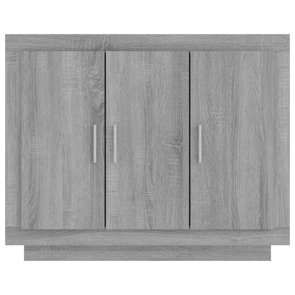 Credenza Grigio Sonoma 92x35x75 cm in Legno Multistrato - homemem39