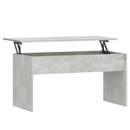 Tavolino Grigio Cemento 102x50,5x52,5 cm in Legno Multistrato - homemem39