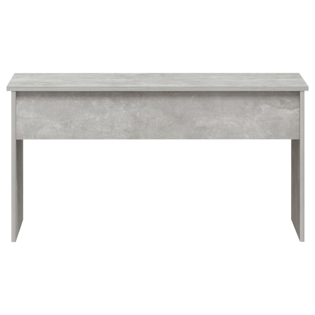 Tavolino Grigio Cemento 102x50,5x52,5 cm in Legno Multistrato - homemem39