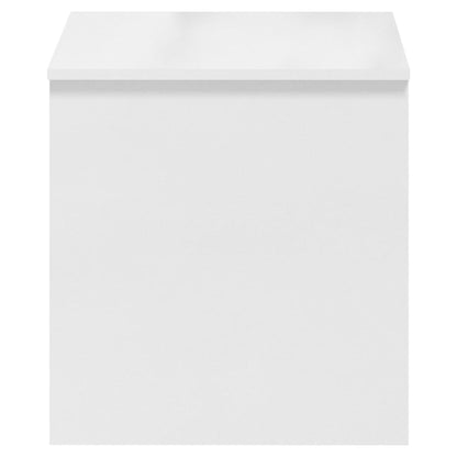 Tavolino Bianco Lucido 102x50,5x52,5 cm in Legno Multistrato - homemem39