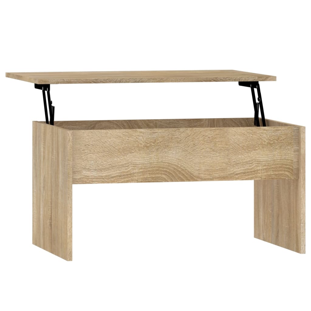 Tavolino Salotto Rovere Sonoma 80x50,5x41,5cm Legno Multistrato - homemem39