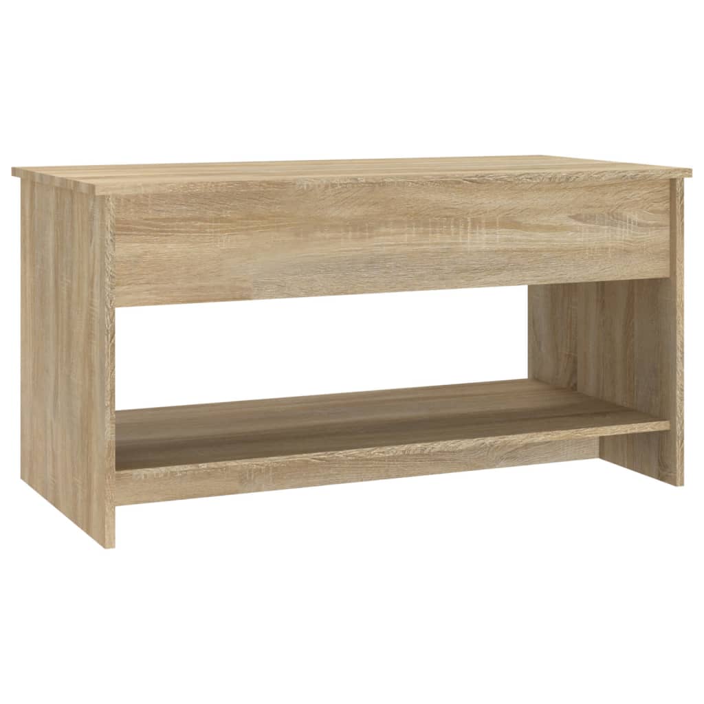 Tavolino Salotto Rovere Sonoma 102x50x52,5 cm Legno Multistrato - homemem39