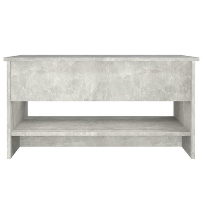 Tavolino da Salotto Grigio Cemento 80x50x40cm Legno Multistrato - homemem39