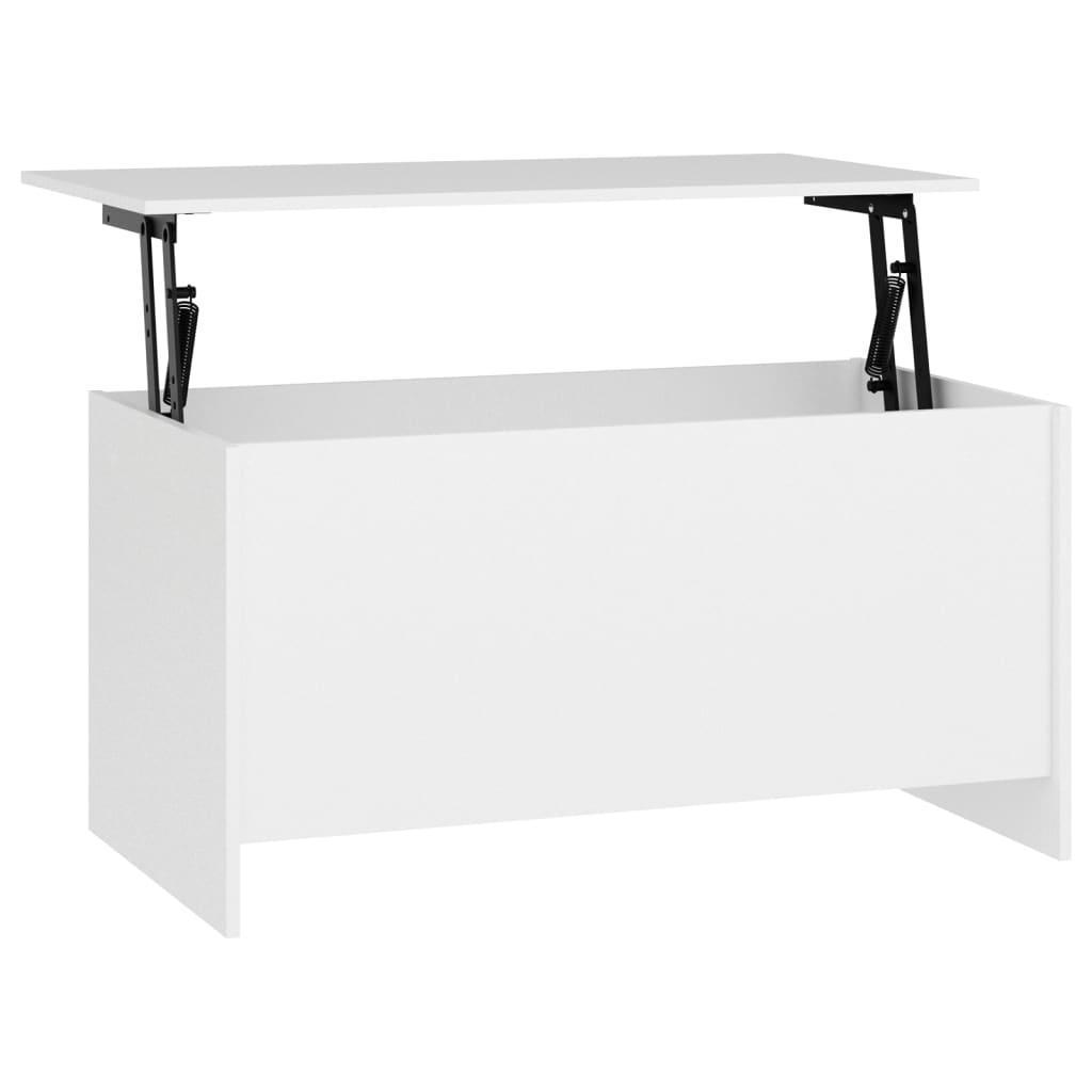 Tavolino da Salotto Bianco 102x55,5x52,5 cm Legno Multistrato - homemem39