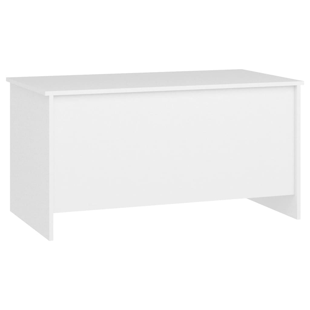 Tavolino da Salotto Bianco 102x55,5x52,5 cm Legno Multistrato - homemem39