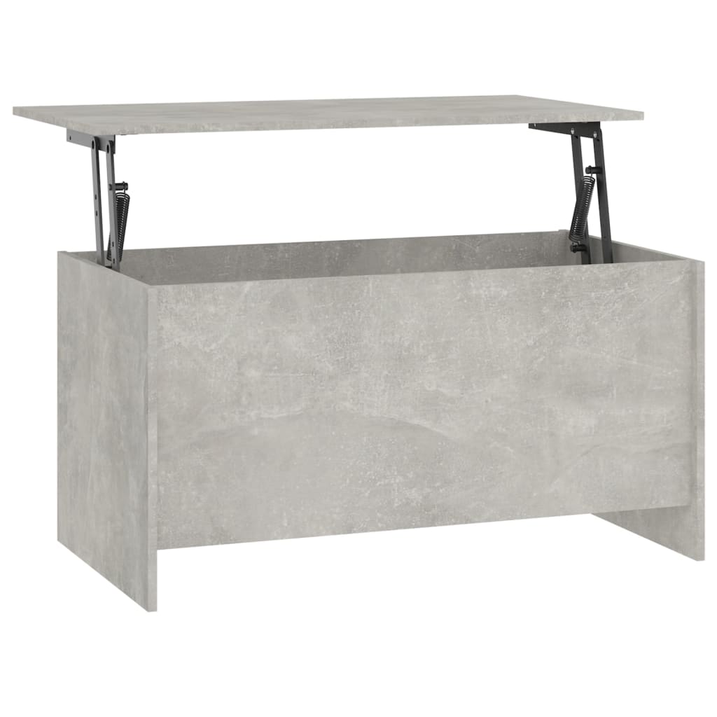 Tavolino Grigio Cemento 102x55,5x52,5 cm in Legno Multistrato - homemem39