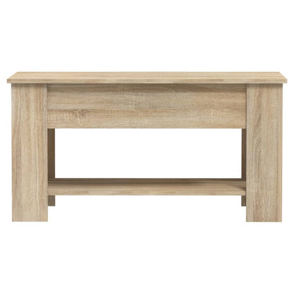 Tavolino da Salotto Rovere Sonoma 101x49x52cm Legno Multistrato - homemem39