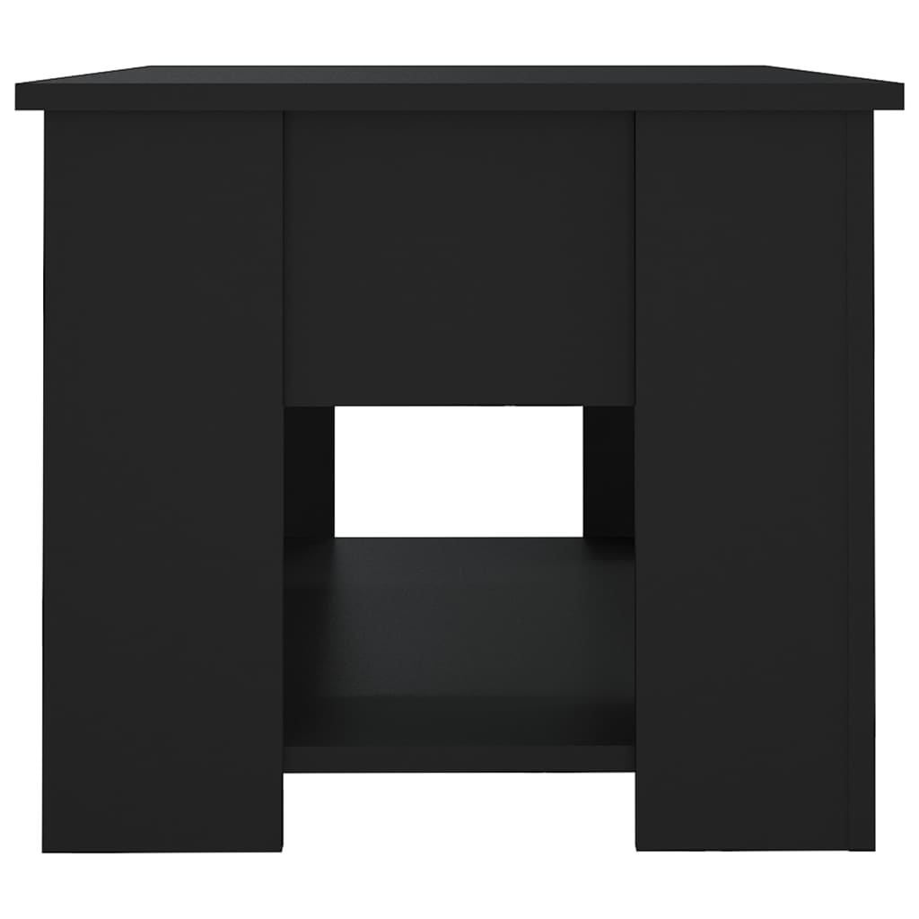 Tavolino da Salotto Nero 79x49x41 cm in Legno Multistrato - homemem39