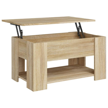 Tavolino da Salotto Rovere Sonoma 79x49x41 cm Legno Multistrato - homemem39