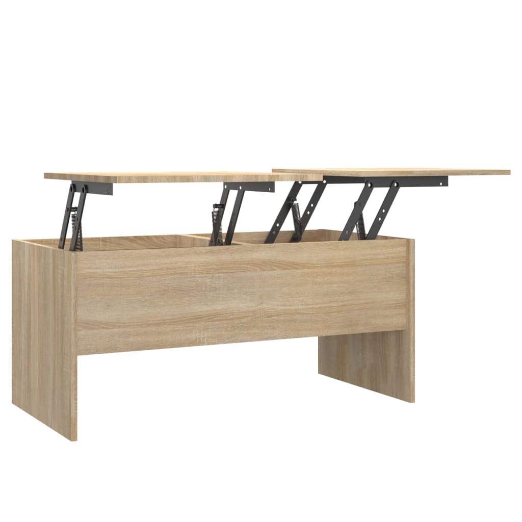 Tavolino Rovere Sonoma 102x50,5x46,5 cm in Legno Multistrato - homemem39