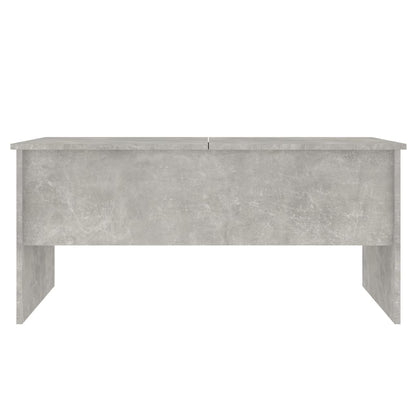 Tavolino Grigio Cemento 102x50,5x46,5 cm in Legno Multistrato - homemem39