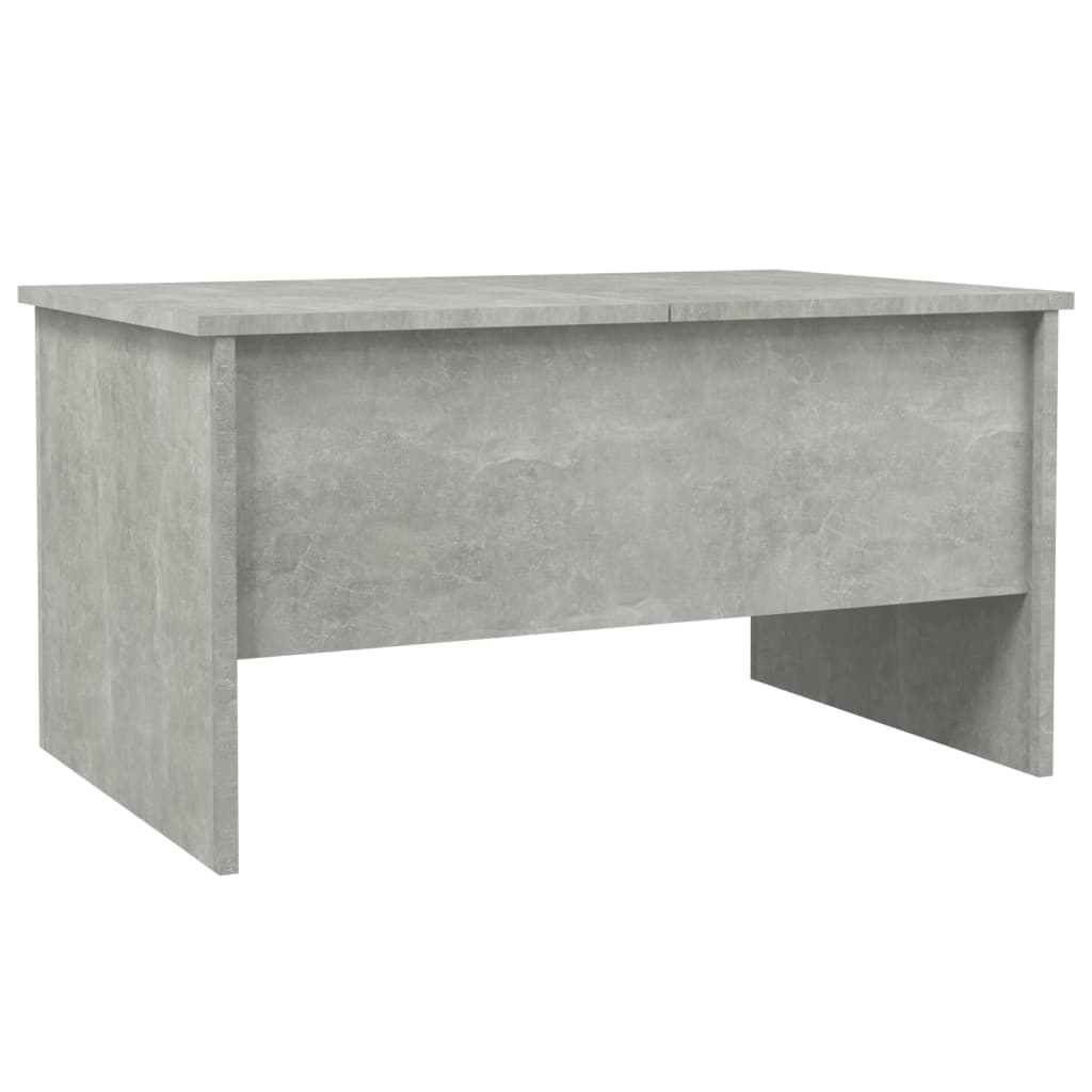 Tavolino Salotto Grigio Cemento 80x50x42,5 cm Legno Multistrato - homemem39