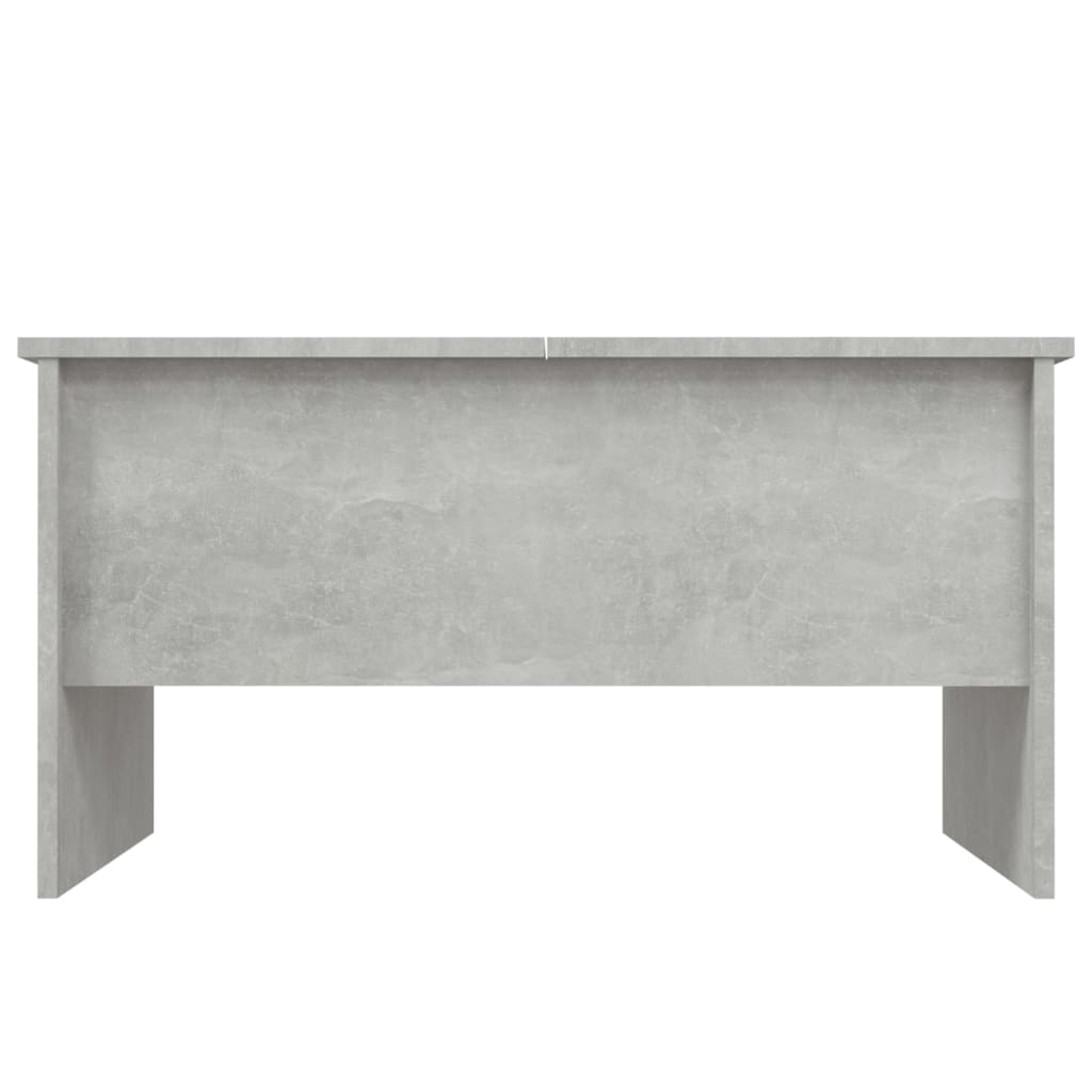 Tavolino Salotto Grigio Cemento 80x50x42,5 cm Legno Multistrato - homemem39