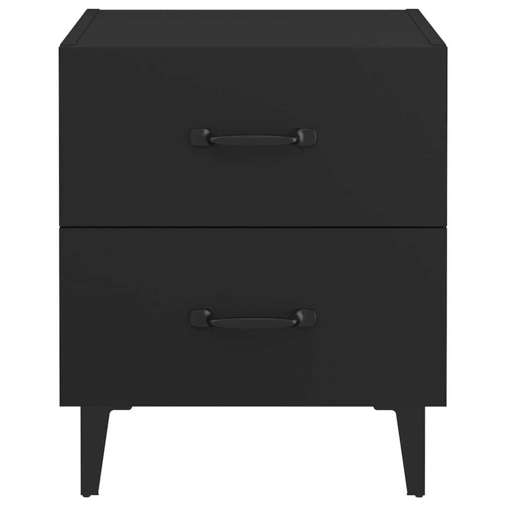 Comodino Nero 40x35x47,5 cm - homemem39