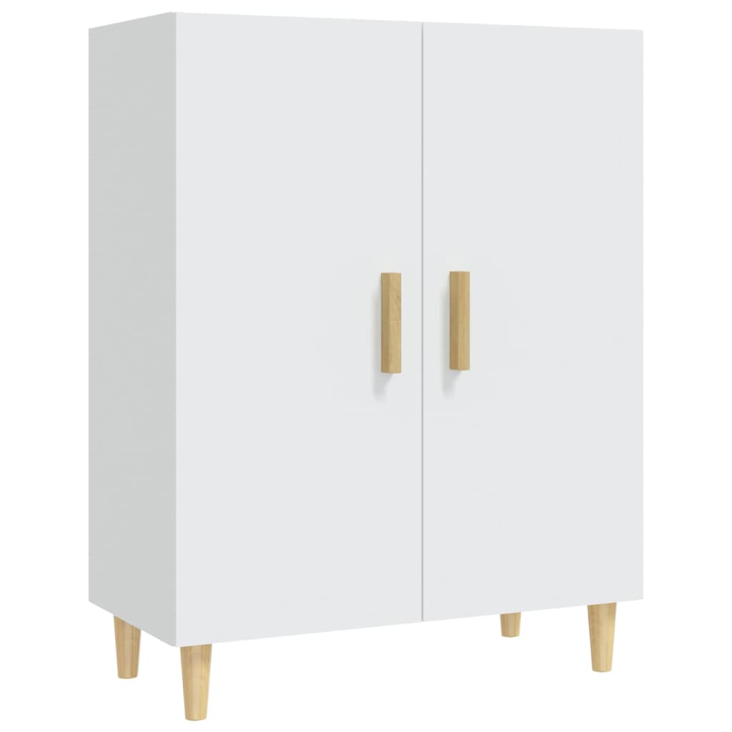 Credenza Bianca 70x34x90 cm in Legno Multistrato - homemem39