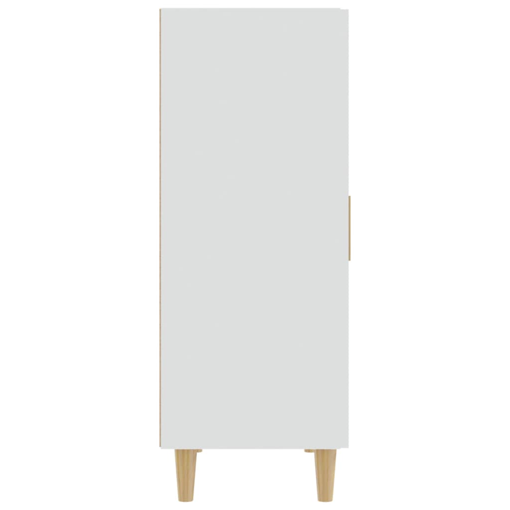 Credenza Bianca 70x34x90 cm in Legno Multistrato - homemem39