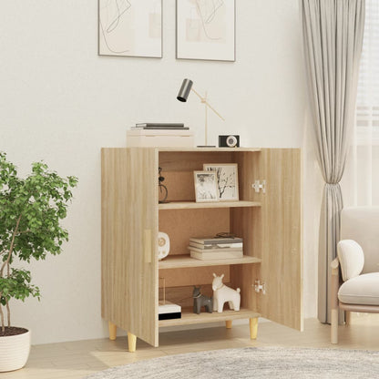 Credenza Rovere Sonoma 70x34x90 cm in Legno Multistrato - homemem39